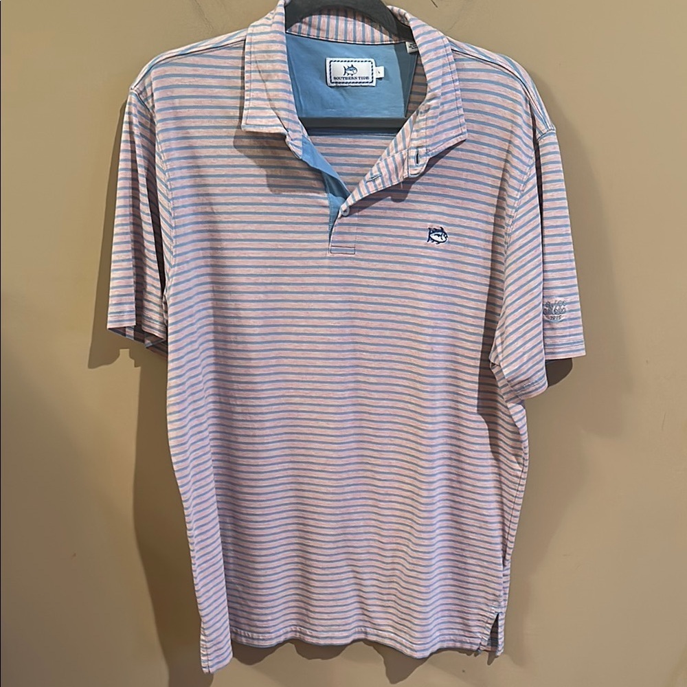 Southern tide striped polo